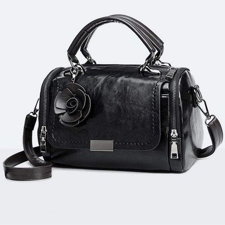 Leisure Fashion Retro Oil Wax Leather Slant Shoulder Bag Handbag