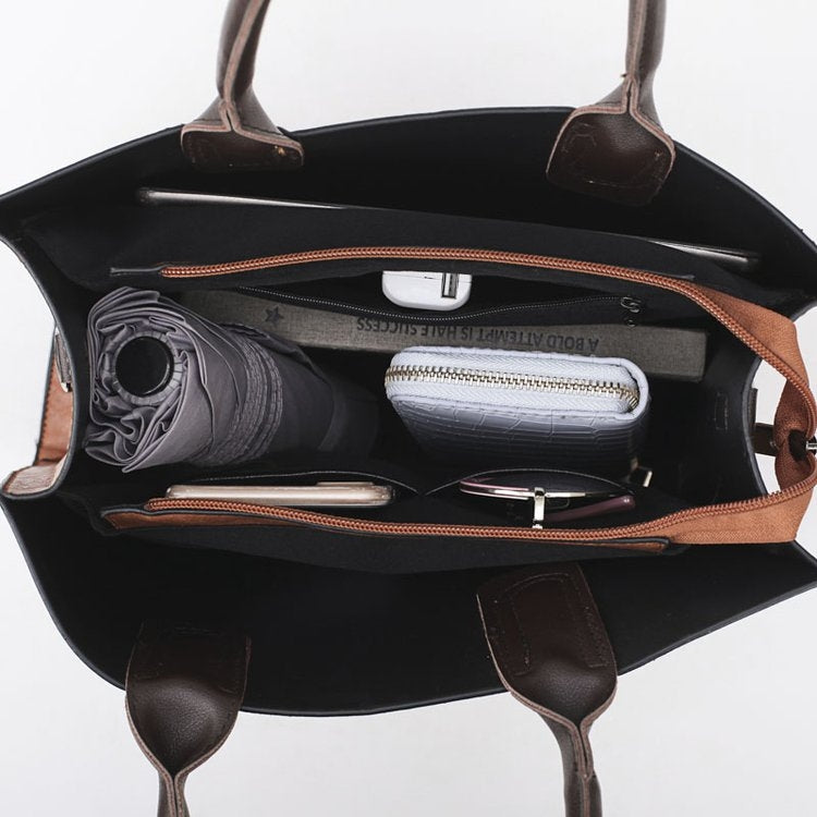 Leisure Fashion PU Leather Slant Shoulder Bag Handbag
