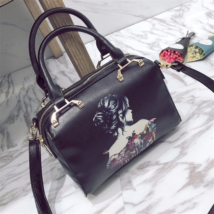 Leisure Fashion PU Leather Slant Shoulder Bag Handbag