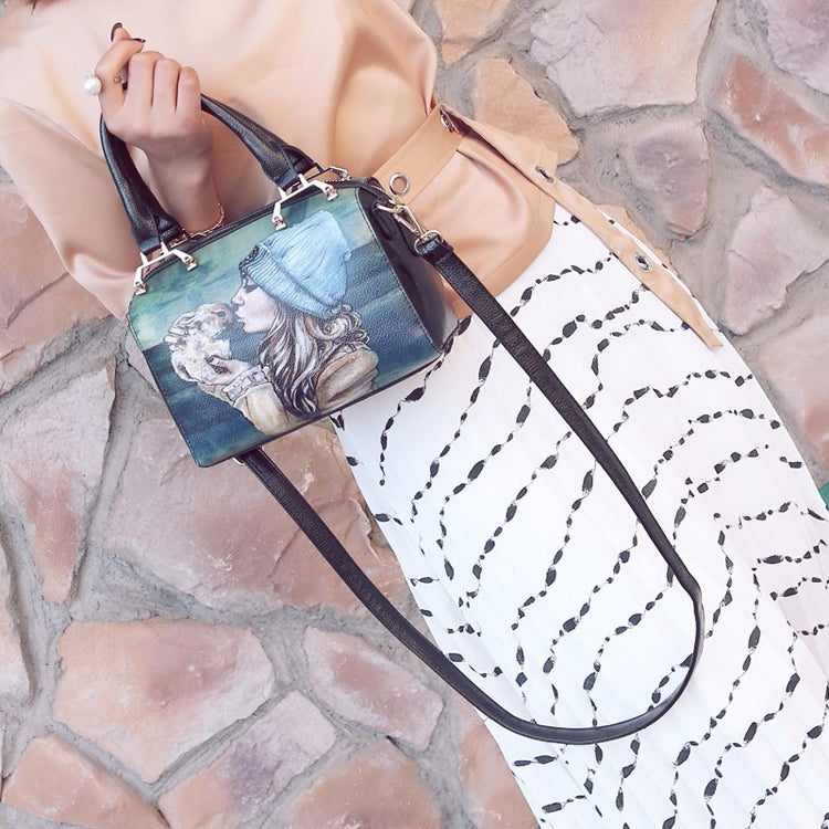 Leisure Fashion PU Leather Slant Shoulder Bag Handbag