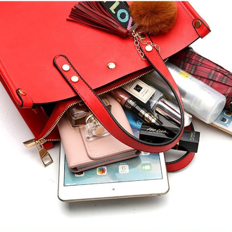 High Capacity Leisure Fashion PU Slant Shoulder Bag Handbag