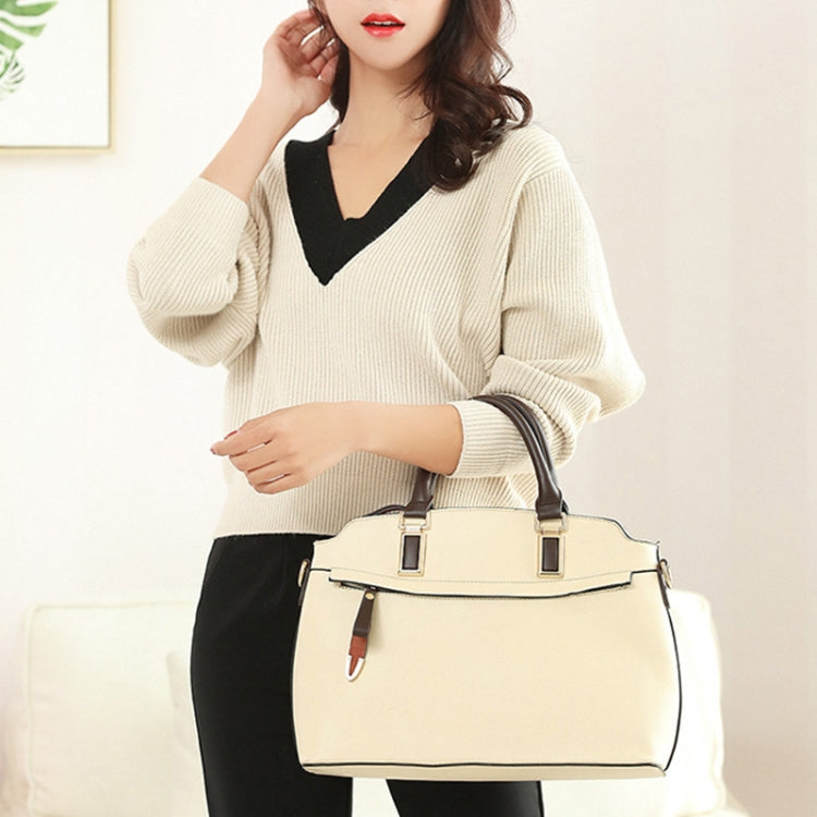 Soft Leather One Shoulder Crossbody Bag Handbag for Women, Suitable for Laptop Size: 13.3 inch