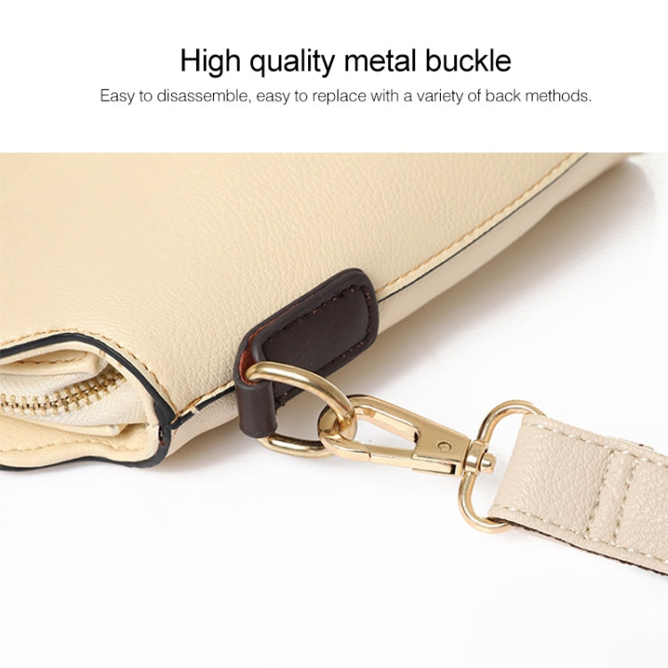 Soft Leather One Shoulder Crossbody Bag Handbag for Women, Suitable for Laptop Size: 13.3 inch