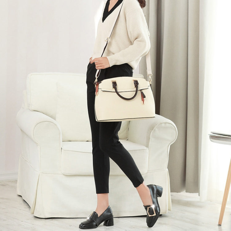Soft Leather One Shoulder Crossbody Bag Handbag for Women, Suitable for Laptop Size: 13.3 inch