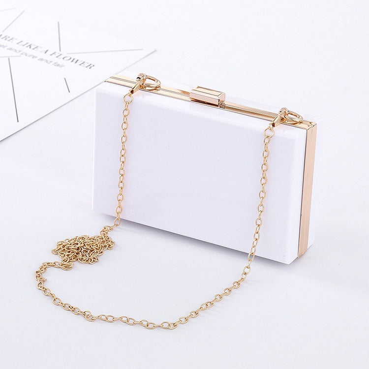 Dinner Retro Clutch Bag Diagonal Shoulder Chain Small Square Bag