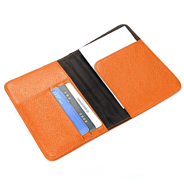 Litchi Texture Multifunctional Genuine Leather Passport Package for travel