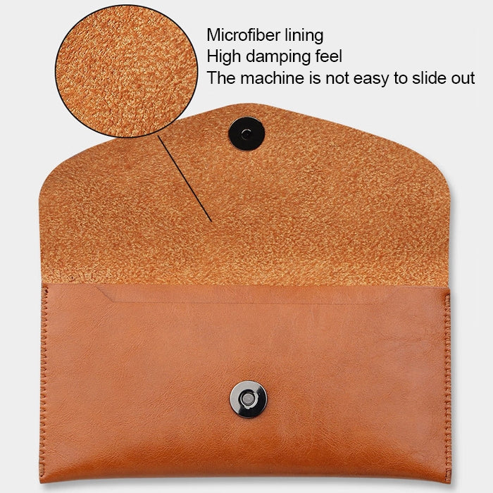 5.5 inch Mobile Phone Magnetic Buckle Case Crazy Horse Pattern Microfiber Leather Case, with Wallet & Card Slot