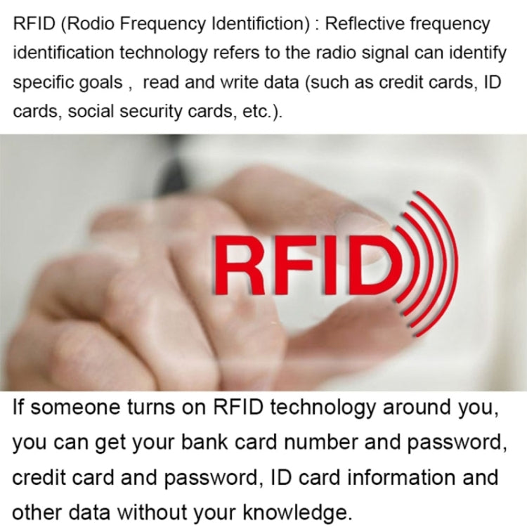 100 PCS Aluminum Foil RFID Blocking Credit Card ID Bank Card Case Card Holder Cover, Size: 9.3 x 6cm (Silver)
