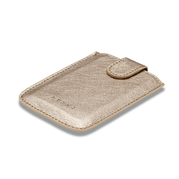 MUXMA RFID Blocking Leather Pocket Card 5 Card Pack Mobile Shell 3M Plastic Credit Card Set