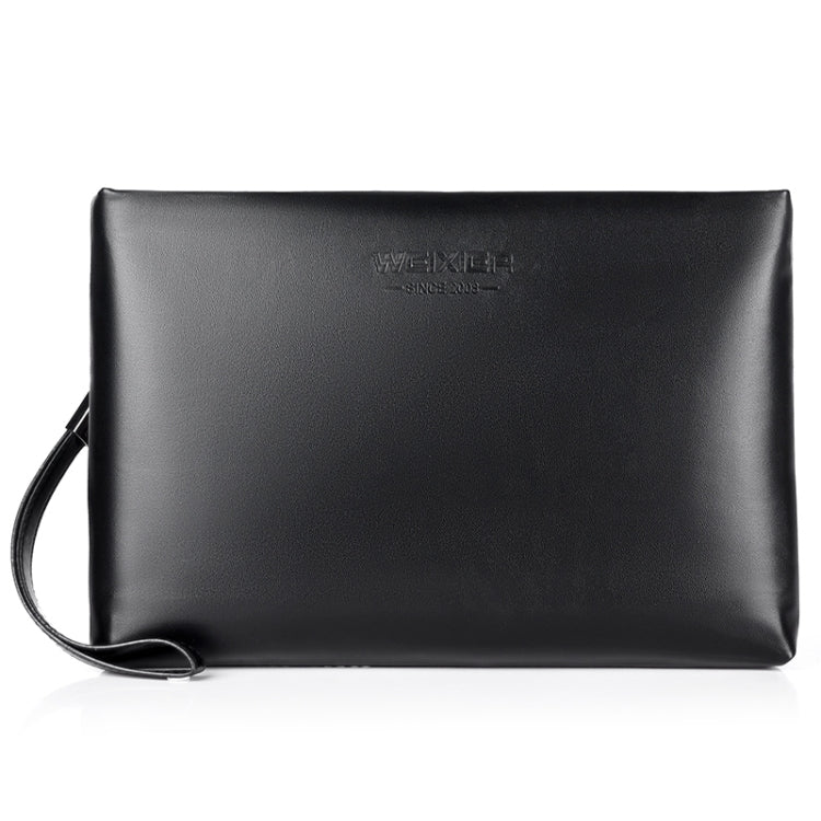 W100  PU Leather Business Men Carry Bag Envelope Bag
