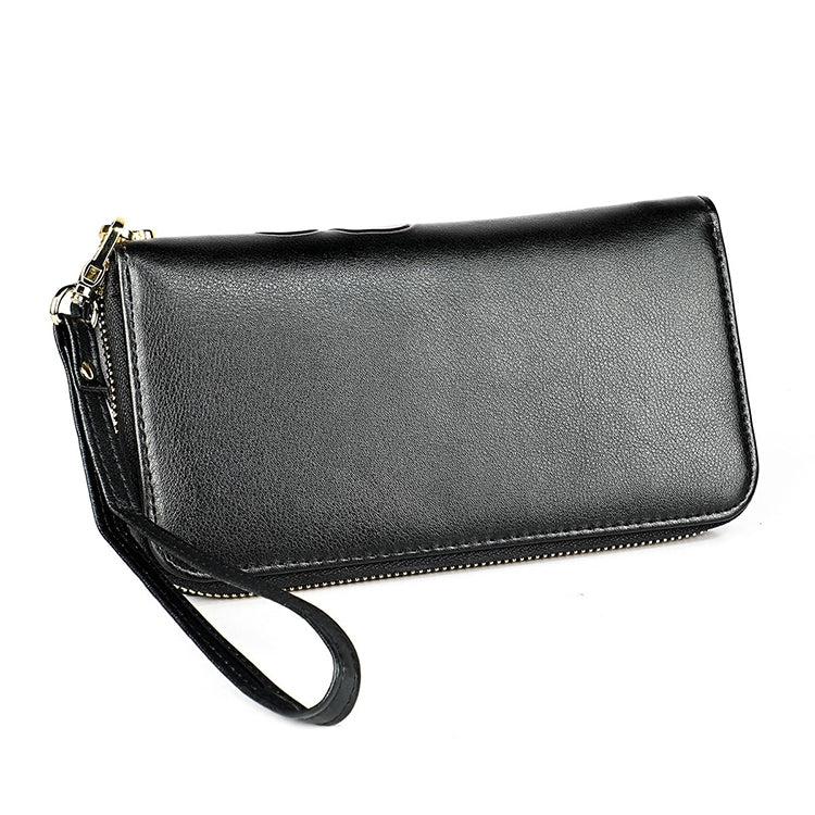 907 Antimagnetic RFID Women Flower Pattern Large Capacity Hand Wallet Purse Phone Bag with Card Slots