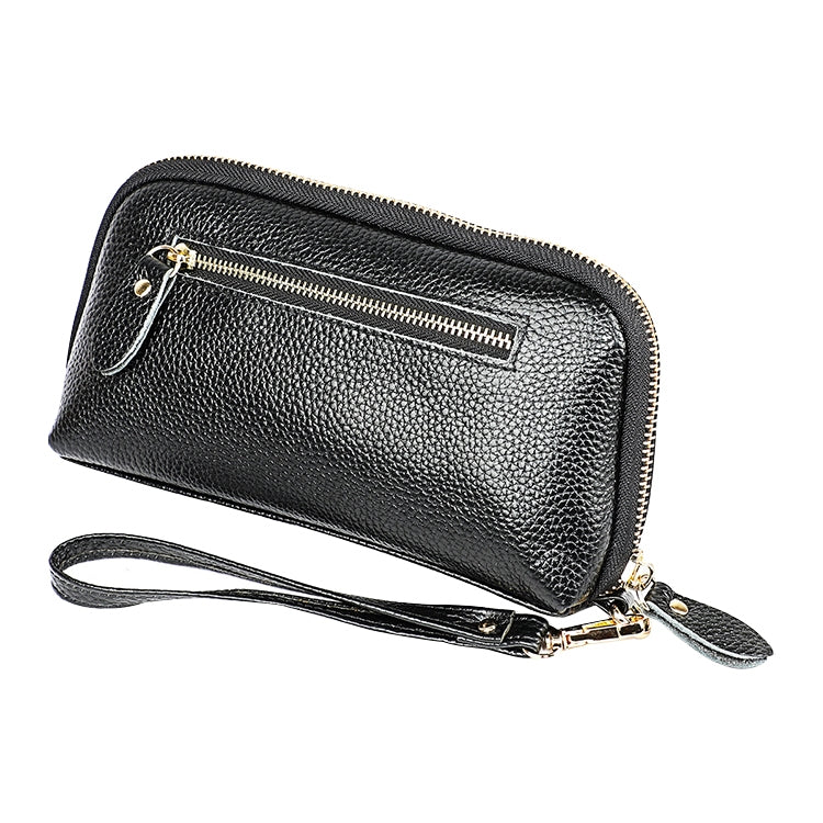 2023 Multifunctional Litchi Texture Women Large Capacity Hand Wallet with Card Slots