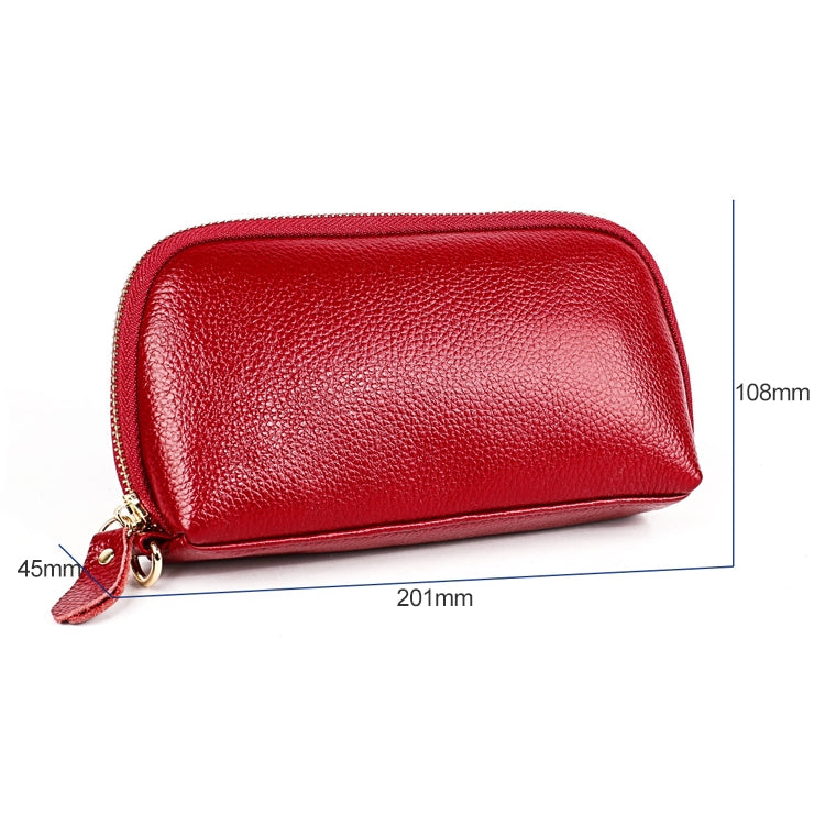 2023 Multifunctional Litchi Texture Women Large Capacity Hand Wallet with Card Slots