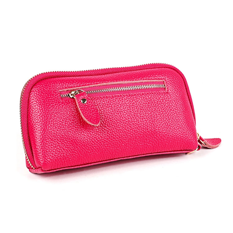 2023 Multifunctional Litchi Texture Women Large Capacity Hand Wallet with Card Slots