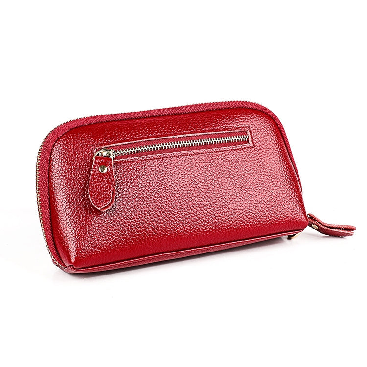 2023 Multifunctional Litchi Texture Women Large Capacity Hand Wallet with Card Slots