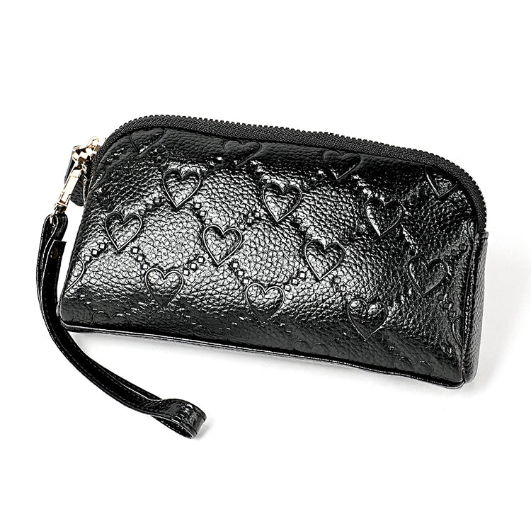 2025 Multifunctional Litchi Texture Women Large Capacity Hand Wallet Shell bag with Card Slots