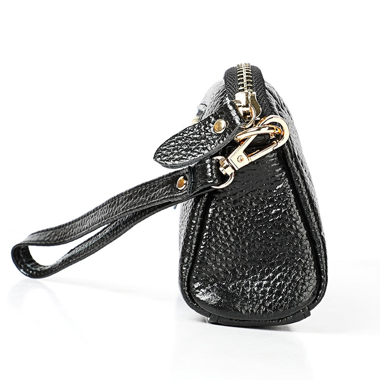 2025 Multifunctional Litchi Texture Women Large Capacity Hand Wallet Shell bag with Card Slots