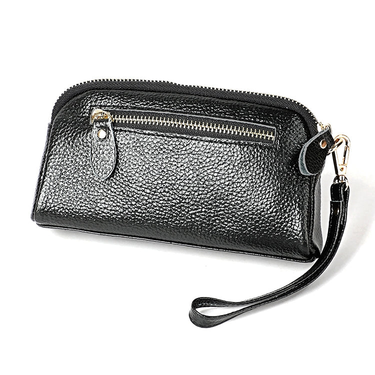 2025 Multifunctional Litchi Texture Women Large Capacity Hand Wallet Shell bag with Card Slots