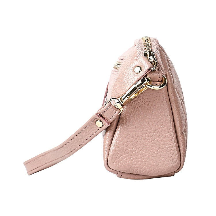 2025 Multifunctional Litchi Texture Women Large Capacity Hand Wallet Shell bag with Card Slots