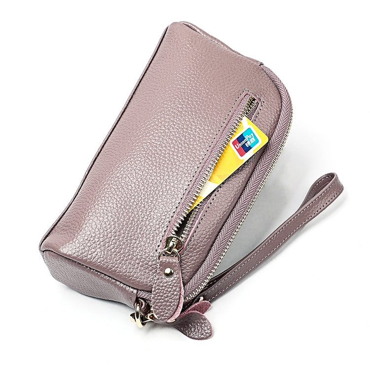 2025 Multifunctional Litchi Texture Women Large Capacity Hand Wallet Shell bag with Card Slots