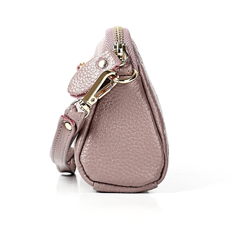 2025 Multifunctional Litchi Texture Women Large Capacity Hand Wallet Shell bag with Card Slots