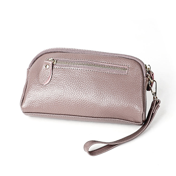 2025 Multifunctional Litchi Texture Women Large Capacity Hand Wallet Shell bag with Card Slots