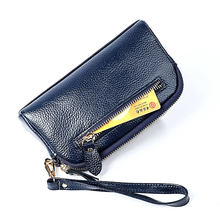 2025 Multifunctional Litchi Texture Women Large Capacity Hand Wallet Shell bag with Card Slots