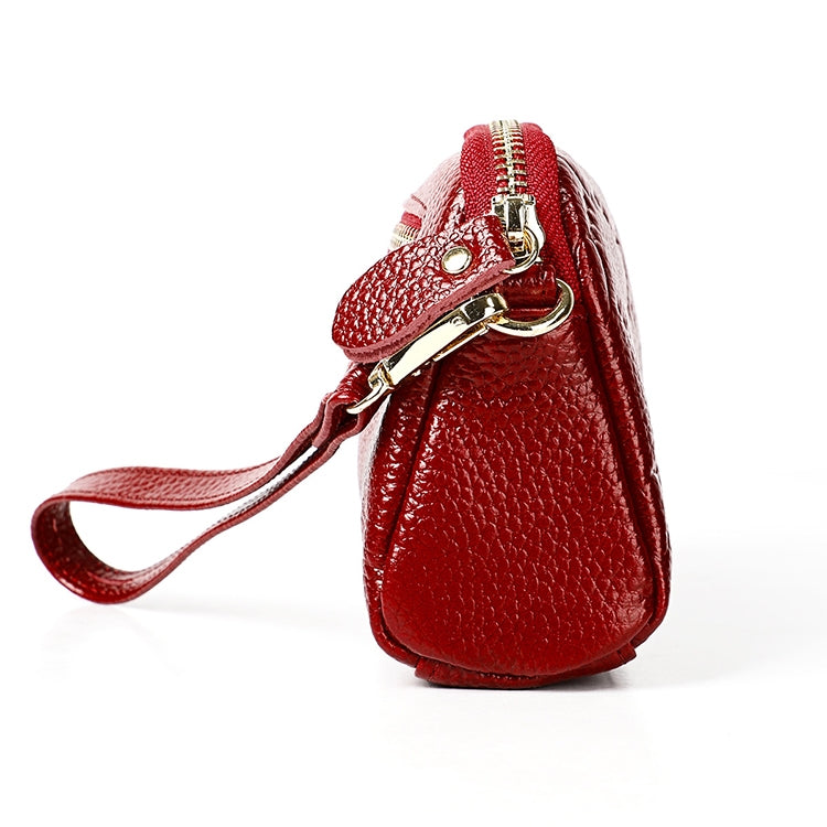 2025 Multifunctional Litchi Texture Women Large Capacity Hand Wallet Shell bag with Card Slots