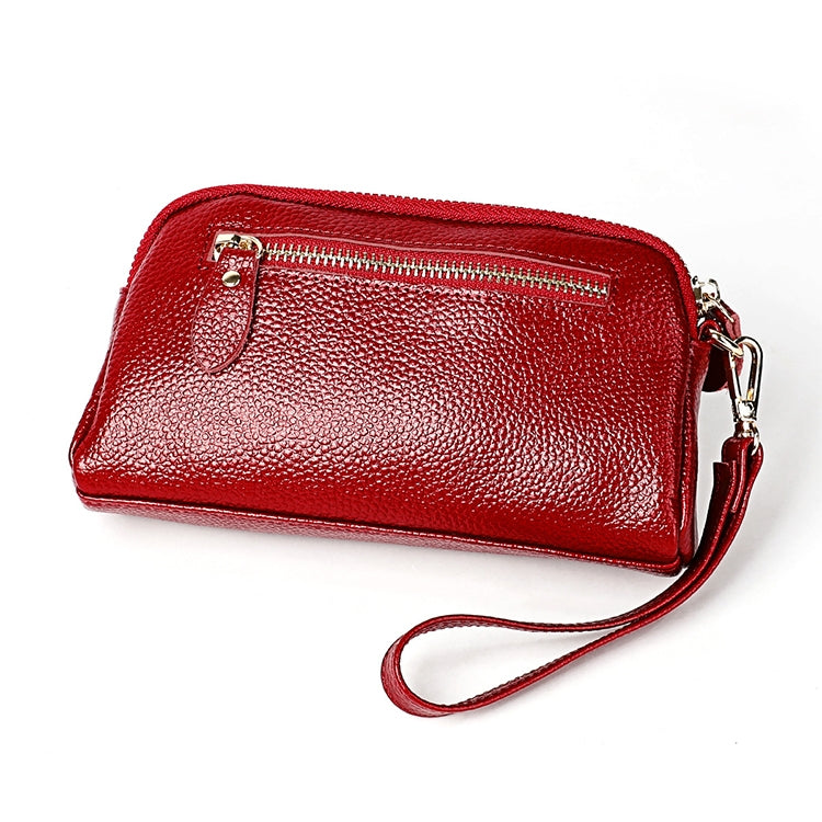 2025 Multifunctional Litchi Texture Women Large Capacity Hand Wallet Shell bag with Card Slots