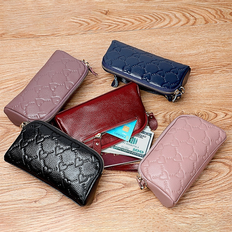2025 Multifunctional Litchi Texture Women Large Capacity Hand Wallet Shell bag with Card Slots