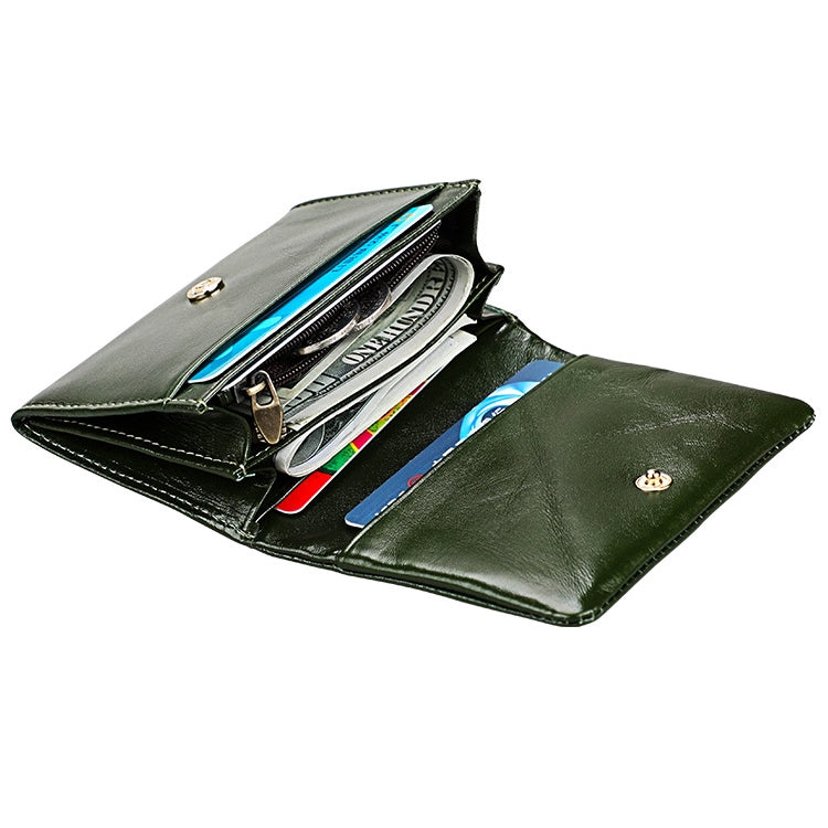 2031 Antimagnetic RFID Multifunctional Women Lock Buckle Large Capacity Hand Wallet with Card Slots