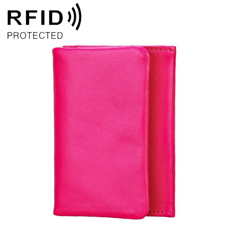 2031 Antimagnetic RFID Multifunctional Women Lock Buckle Large Capacity Hand Wallet with Card Slots