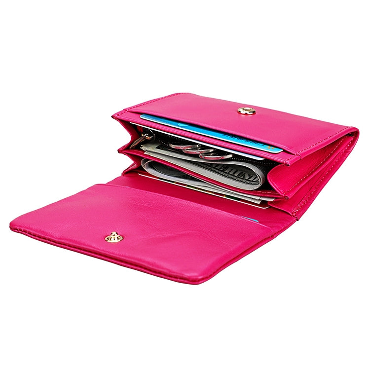 2031 Antimagnetic RFID Multifunctional Women Lock Buckle Large Capacity Hand Wallet with Card Slots