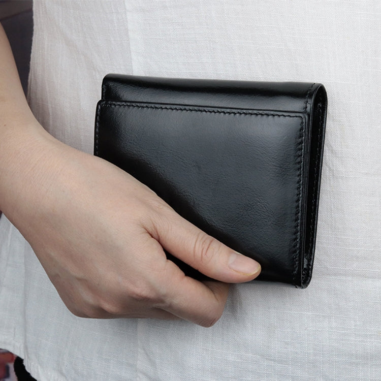 2031 Antimagnetic RFID Multifunctional Women Lock Buckle Large Capacity Hand Wallet with Card Slots