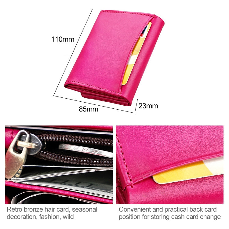 2031 Antimagnetic RFID Multifunctional Women Lock Buckle Large Capacity Hand Wallet with Card Slots