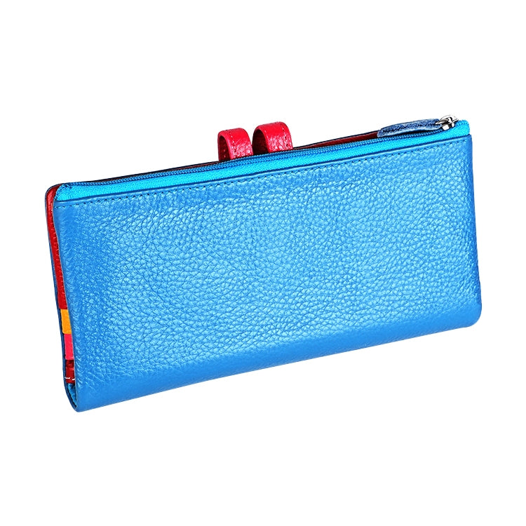 3572 Litchi Texture Leather Zipper Lady Wallet Large-capacity Purse