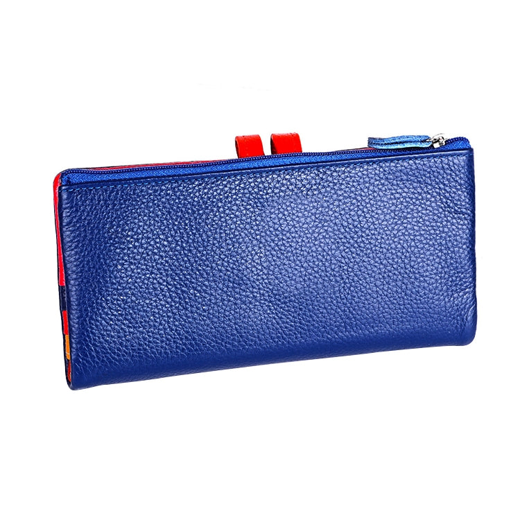 3572 Litchi Texture Leather Zipper Lady Wallet Large-capacity Purse