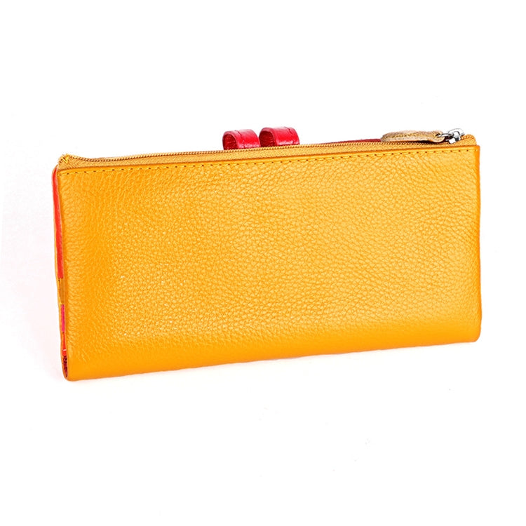 3572 Litchi Texture Leather Zipper Lady Wallet Large-capacity Purse