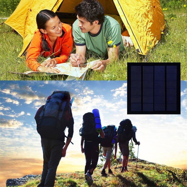 Portable Outdoor Sports Necessity 1.5W 12V A-grade Monocrystalline Silicon Solar Panel
