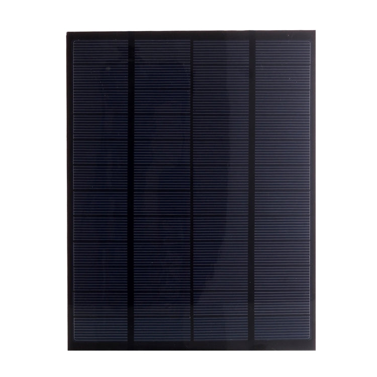 Portable Outdoor Sports Necessity 5.5W 12V A-grade Monocrystalline Silicon Solar Panel