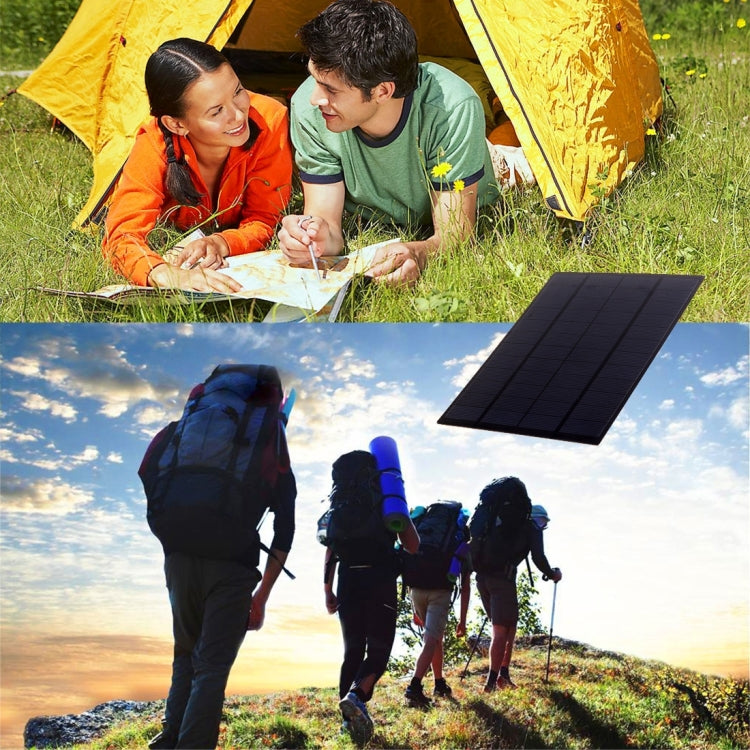 Portable Outdoor Sports Necessity 5.5W 12V A-grade Monocrystalline Silicon Solar Panel