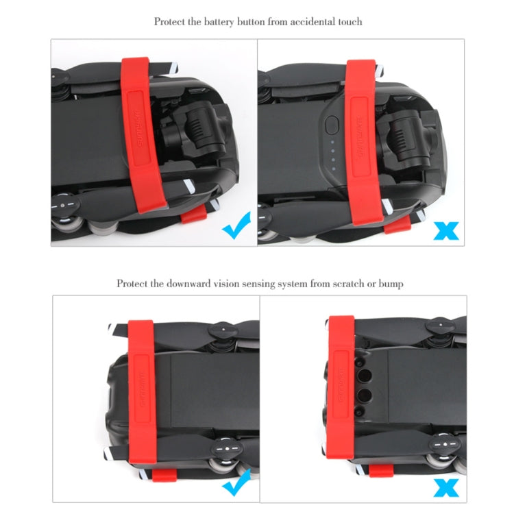 4 PCS Blade Holder Silicone Fixed Propeller Fixer Guard for DJI Mavic AIR