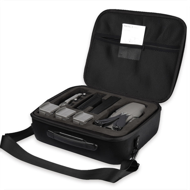 PU EVA Portable Single Shoulder Storage Travel Carrying Cover Case Box for DJI Mavic 2 Pro / Zoom(Black)