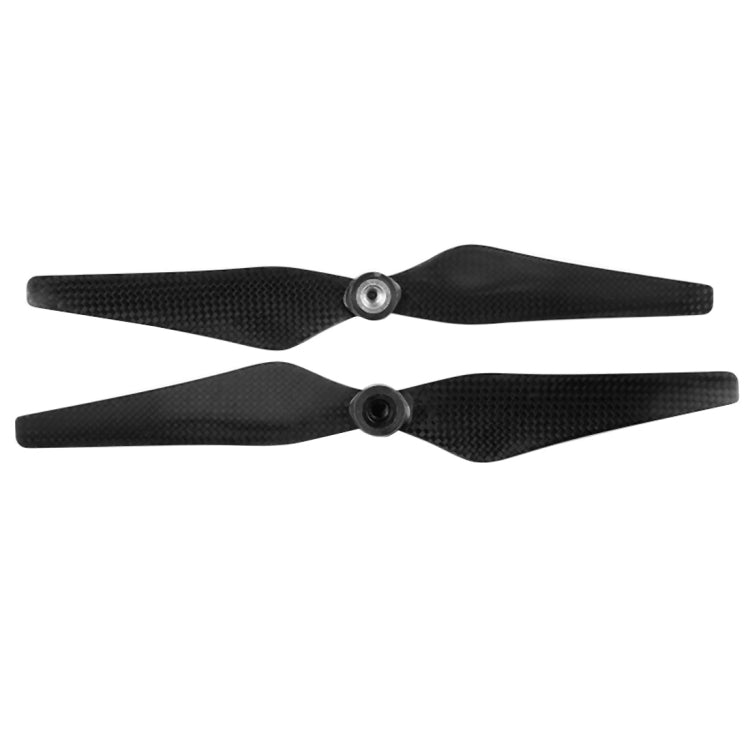 4 PCS VMDX12946X2 9450S Carbon Fiber Propellers with Aluminum Alloy Seat for DJI Phantom 4(Black)