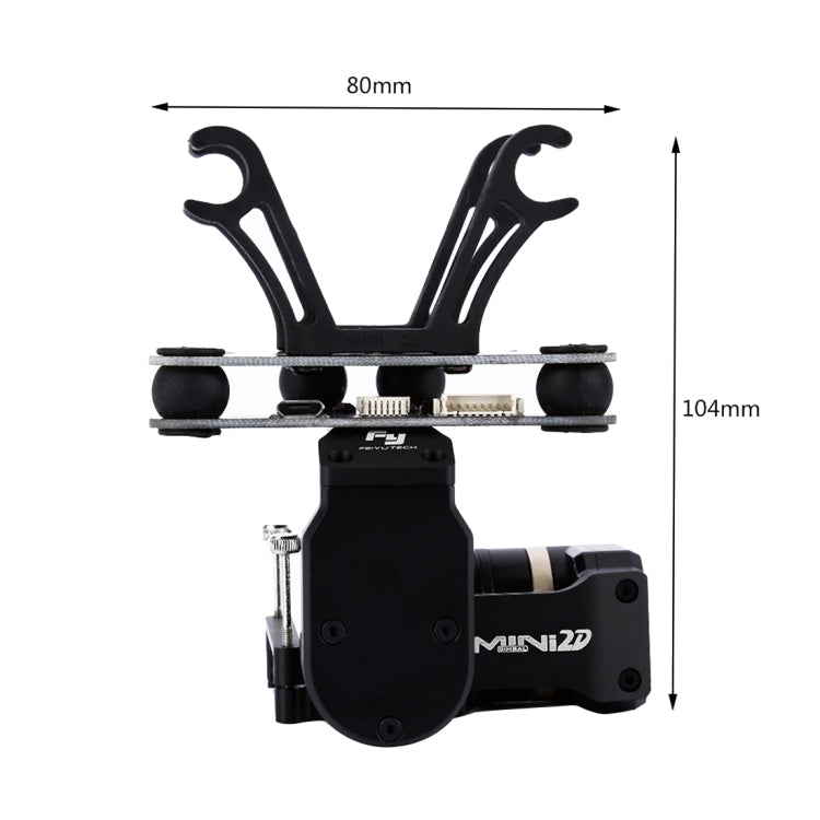 FY Mini 2D Aircraft Helicopters 2 Axis Sports Camera Brushless Gimbal for GoPro HERO4 /3+ /3