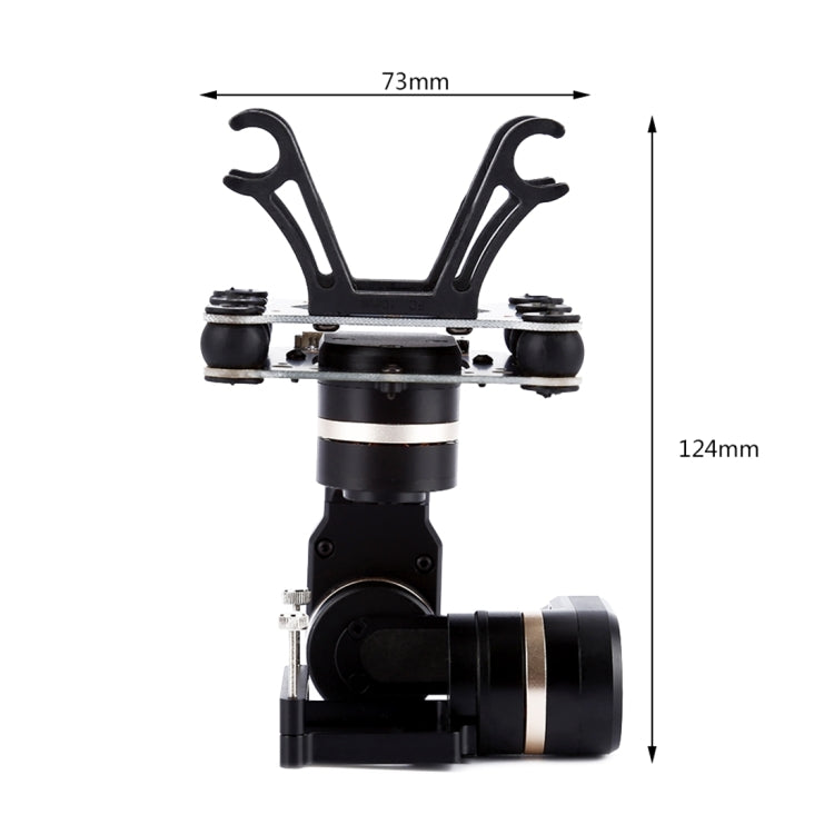 FY Mini 3D Aircraft Helicopters 3 Axis Sports Camera Brushless Gimbal for GoPro HERO4 /3+ /3