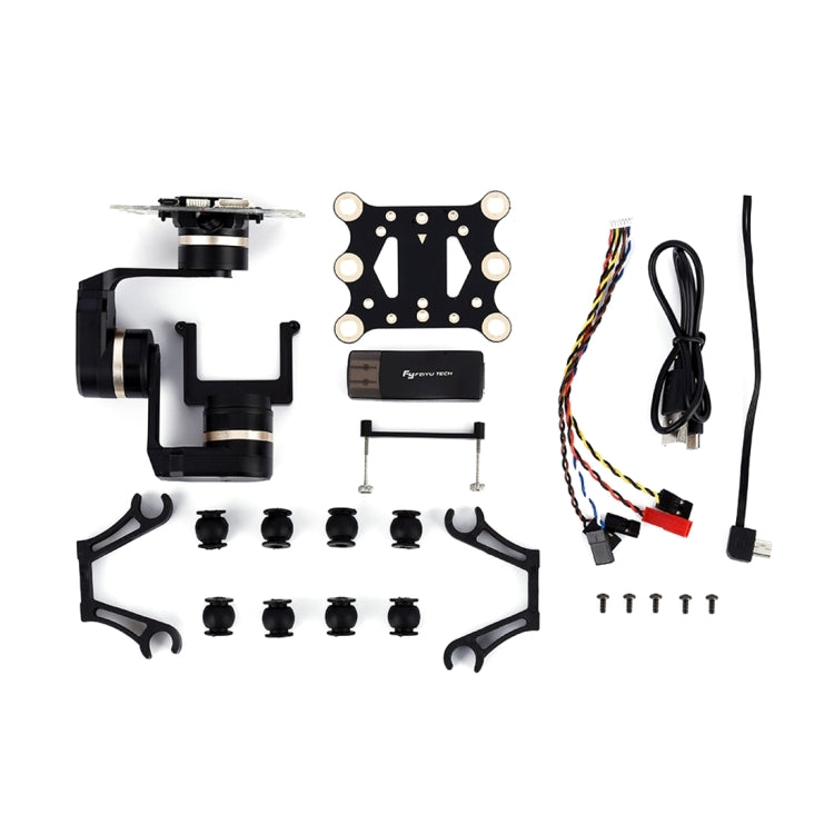 FY Mini 3D Aircraft Helicopters 3 Axis Sports Camera Brushless Gimbal for GoPro HERO4 /3+ /3