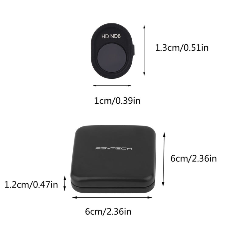 High Definition Filter Lens Suitable For DJI Spark ND8 Filter Drone(Black)