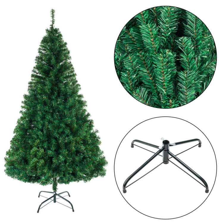 [UK Warehouse] 8FT PVC Christmas Tree with 1138 Branches & Holder