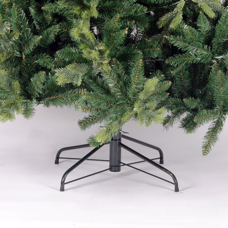 [US Warehouse] 7.5FT Fir Artificial Christmas Tree Feel Real Hinged Aspen PE Xmas Tree with Solid Metal Stand